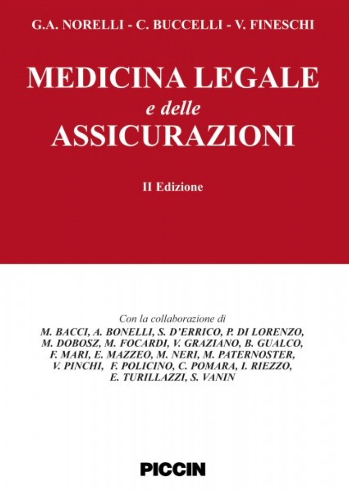 Medicina legale e delle assicurazioni