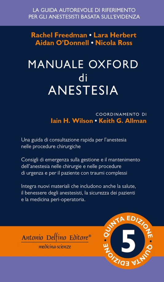 Manuale Oxford di Anestesia